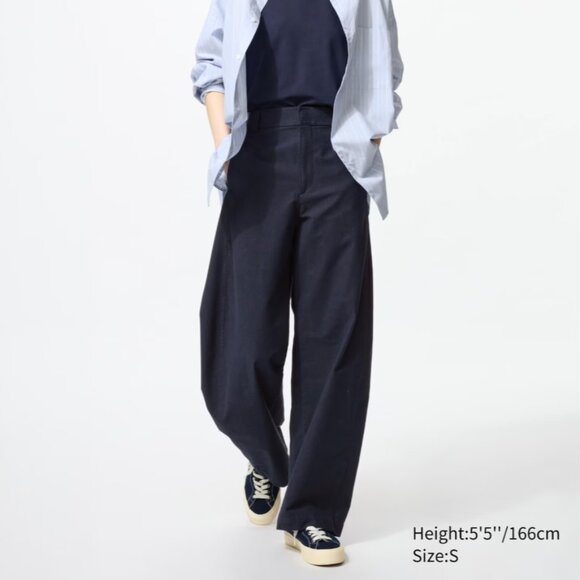 Jersey Barrel Pants UNIQLO - Picture 1 of 3